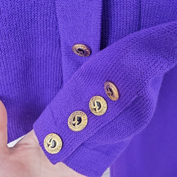 St John Marie Gray | Santana Knit Skirt Suit - Picture 3 of 7